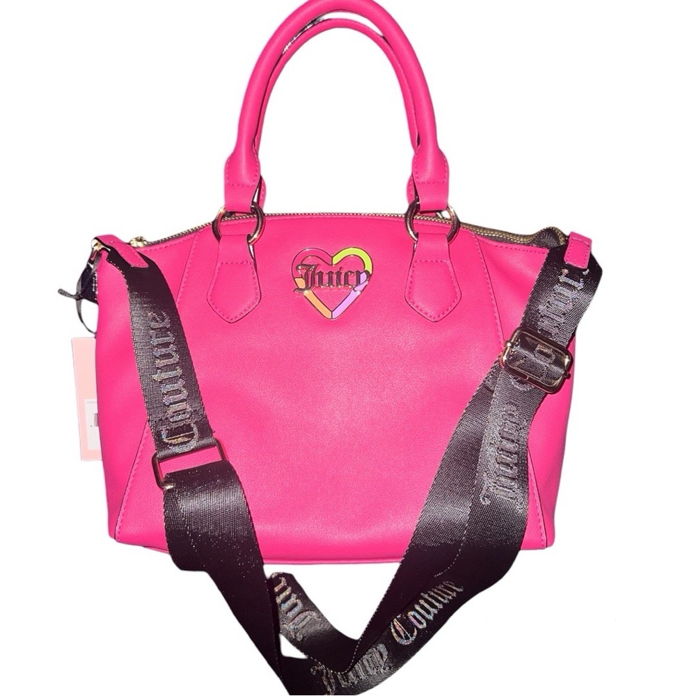 NWT Juicy Couture Pink Flash Love Mode Satchel